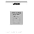 ZANUSSI DCS14S Owners Manual ZANUSSI DCS14S Owners Manual