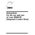 ZANUSSI IH6013F Owners Manual ZANUSSI IH6013F Owners Manual