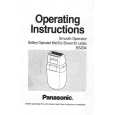 PANASONIC ES204 Owners Manual PANASONIC ES204 Owners Manual