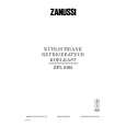 ZANUSSI ZPL9165 Owners Manual ZANUSSI ZPL9165 Owners Manual