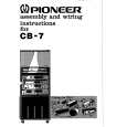 PIONEER CB-7 Owners Manual PIONEER CB-7 Owners Manual
