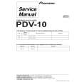 PIONEER PDV-10 Service Manual PIONEER PDV-10 Service Manual