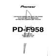 PIONEER PDF958 Owners Manual PIONEER PDF958 Owners Manual