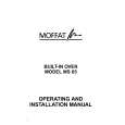 MOFFAT MS65B* Owners Manual MOFFAT MS65B* Owners Manual