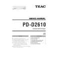 TEAC PD-D2610 Service Manual TEAC PD-D2610 Service Manual