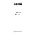 ZANUSSI ZU790F Owners Manual ZANUSSI ZU790F Owners Manual