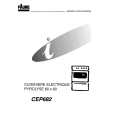 FAURE CEP682W Owners Manual FAURE CEP682W Owners Manual
