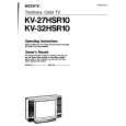 SONY KV-27HSR10 Owners Manual SONY KV-27HSR10 Owners Manual