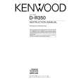 KENWOOD D-R350 Owners Manual KENWOOD D-R350 Owners Manual