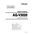 TEAC AGV3020 Service Manual TEAC AGV3020 Service Manual