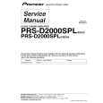 PIONEER PRS-D2000SPL/XSEW5 Service Manual PIONEER PRS-D2000SPL/XSEW5 Service Manual