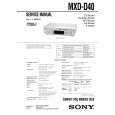 SONY MXDD40 Service Manual SONY MXDD40 Service Manual