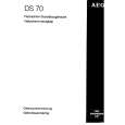 AEG DS70-D Owners Manual AEG DS70-D Owners Manual
