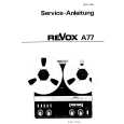 REVOX A77 Service Manual REVOX A77 Service Manual