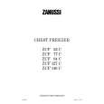 ZANUSSI ZCF127C Owners Manual ZANUSSI ZCF127C Owners Manual