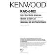 KENWOOD KAC6402 Owners Manual KENWOOD KAC6402 Owners Manual