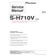 PIONEER S-H710V/SXTW/EW5 Service Manual PIONEER S-H710V/SXTW/EW5 Service Manual