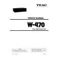 TEAC W-470 Service Manual TEAC W-470 Service Manual