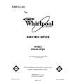 WHIRLPOOL LE6605XPW0 Parts Catalog WHIRLPOOL LE6605XPW0 Parts Catalog