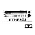 ITT HIFI 8033 Owners Manual ITT HIFI 8033 Owners Manual