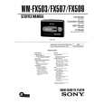 SONY WM-FX503 Service Manual SONY WM-FX503 Service Manual