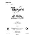 WHIRLPOOL RF360BXWN1 Parts Catalog WHIRLPOOL RF360BXWN1 Parts Catalog
