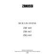 ZANUSSI ZBQ665ALU Owners Manual ZANUSSI ZBQ665ALU Owners Manual