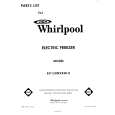 WHIRLPOOL EV150NXKW0 Parts Catalog WHIRLPOOL EV150NXKW0 Parts Catalog