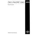 AEG FAV2060W Owners Manual AEG FAV2060W Owners Manual