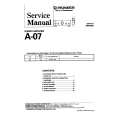 PIONEER A07 Service Manual PIONEER A07 Service Manual