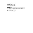 ROLAND MS-1 Owners Manual ROLAND MS-1 Owners Manual