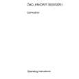 AEG Favorit 3020 W Owners Manual AEG Favorit 3020 W Owners Manual
