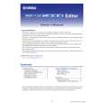 YAMAHA SPX2000 Editor Owners Manual YAMAHA SPX2000 Editor Owners Manual