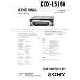 SONY CDXL510X Service Manual SONY CDXL510X Service Manual
