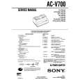 SONY AC-V700 Service Manual SONY AC-V700 Service Manual