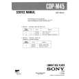 SONY CDPM45 Service Manual SONY CDPM45 Service Manual