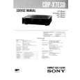 SONY CDPX7ESD Service Manual SONY CDPX7ESD Service Manual
