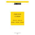 ZANUSSI ZGL 631 Owners Manual ZANUSSI ZGL 631 Owners Manual