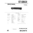 SONY STSB920 Service Manual SONY STSB920 Service Manual