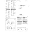 SONY XS-W3521 Owners Manual SONY XS-W3521 Owners Manual