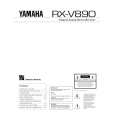 YAMAHA RX-V890 Owners Manual YAMAHA RX-V890 Owners Manual