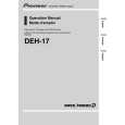 PIONEER DEH-17/UC Owners Manual PIONEER DEH-17/UC Owners Manual