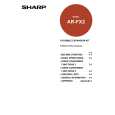 SHARP ARFX2 Owners Manual SHARP ARFX2 Owners Manual