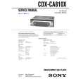 SONY CDXCA810X Service Manual SONY CDXCA810X Service Manual
