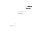 ZANKER ZKK2661/2 (PRIVILEG) Owners Manual ZANKER ZKK2661/2 (PRIVILEG) Owners Manual