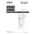 AIWA XC-007 Service Manual AIWA XC-007 Service Manual