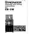 PIONEER CB-3W Owners Manual PIONEER CB-3W Owners Manual