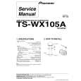 PIONEER TS-WX105A/XCN/EW Service Manual PIONEER TS-WX105A/XCN/EW Service Manual