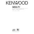 KENWOOD MDX-F1 Owners Manual KENWOOD MDX-F1 Owners Manual
