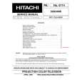 HITACHI 50GX49B Owners Manual HITACHI 50GX49B Owners Manual